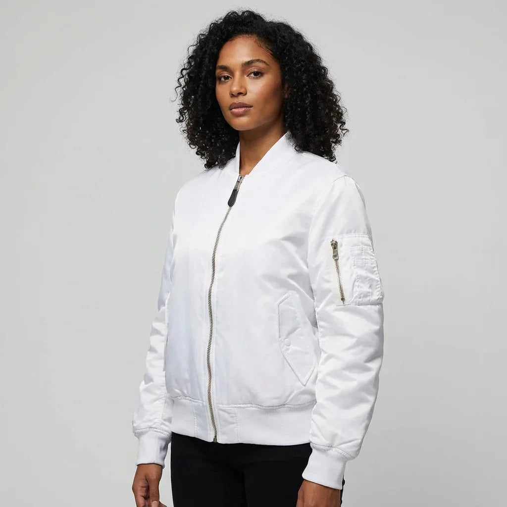 Classic MA-1 Bomber Jacket for Women