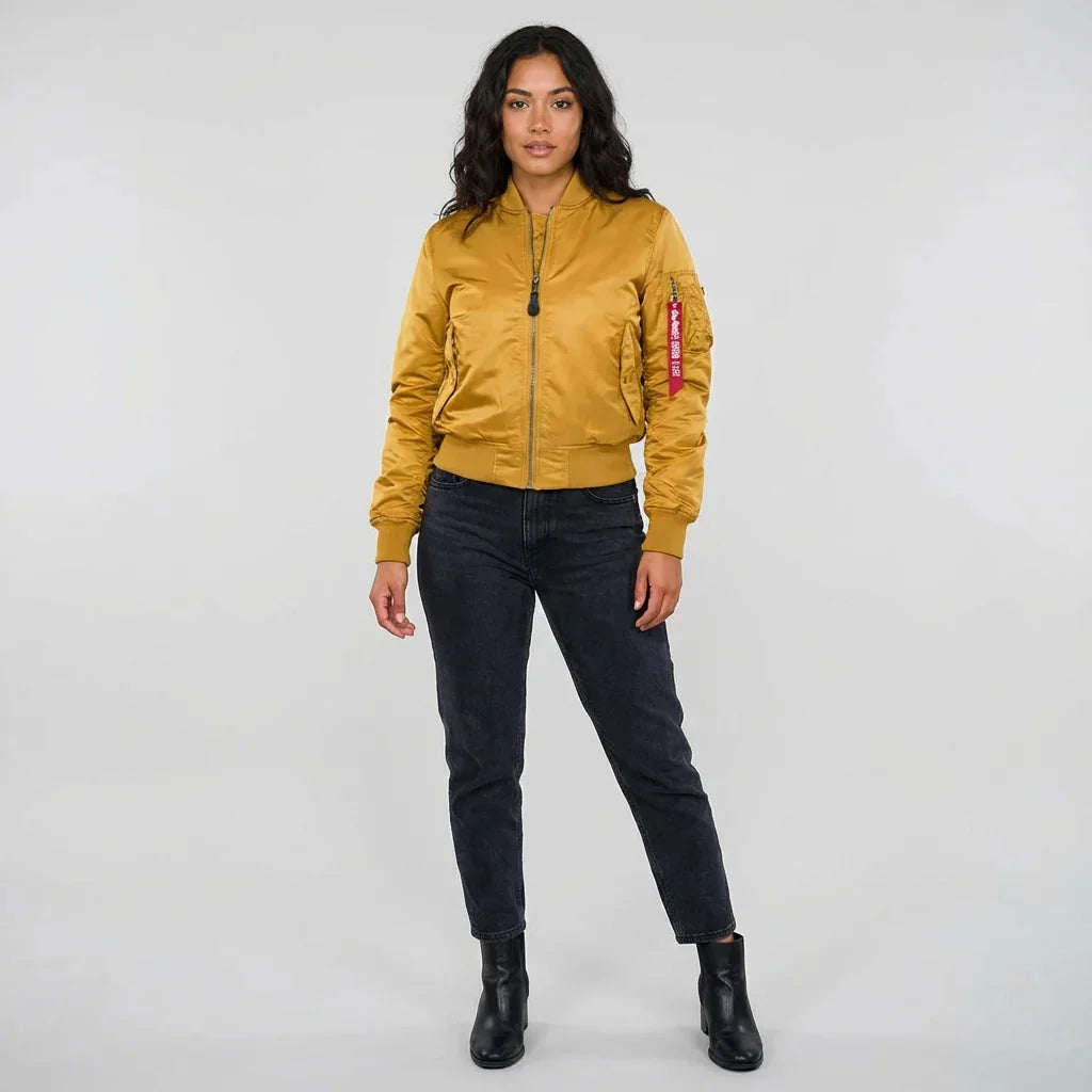 Classic MA-1 Bomber Jacket for Women