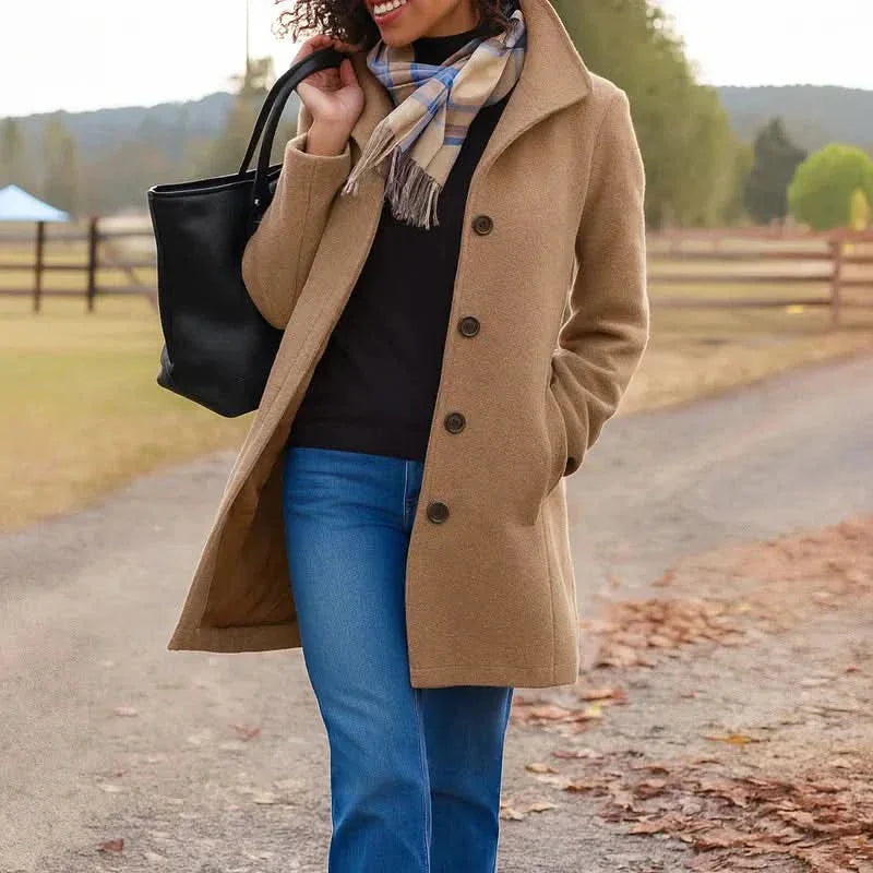 Classic Pea Coat for Women