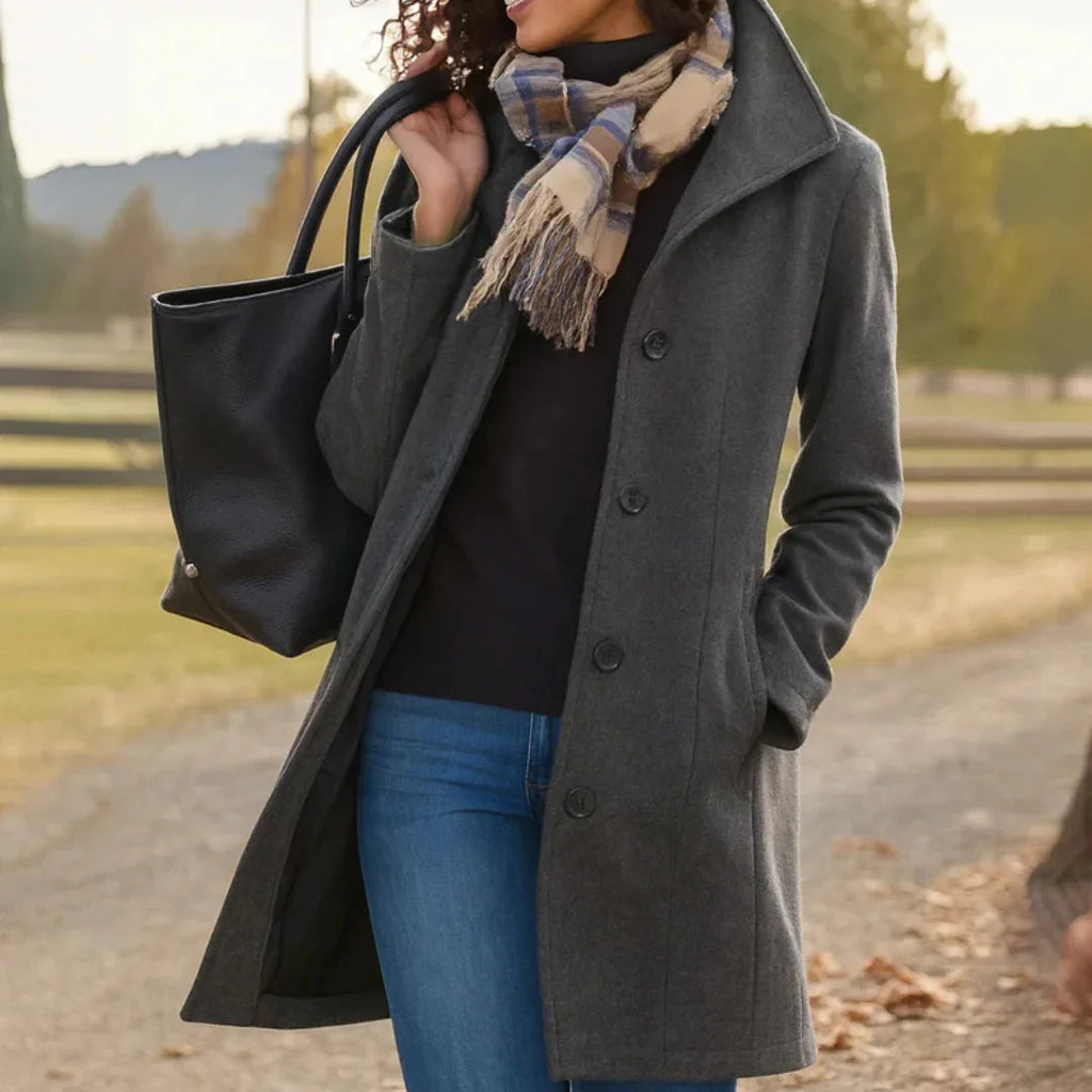 Classic Pea Coat for Women