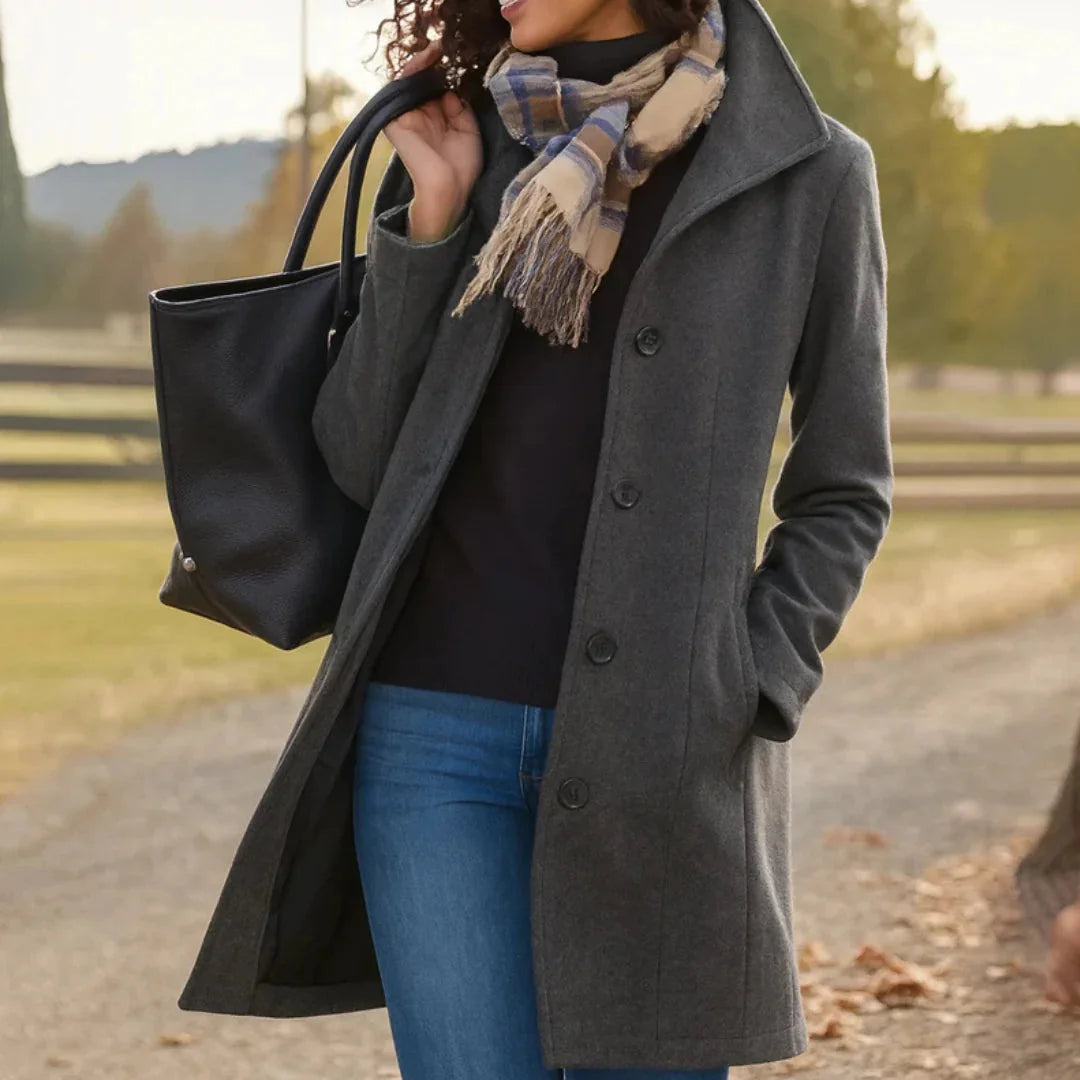 Classic Pea Coat for Women