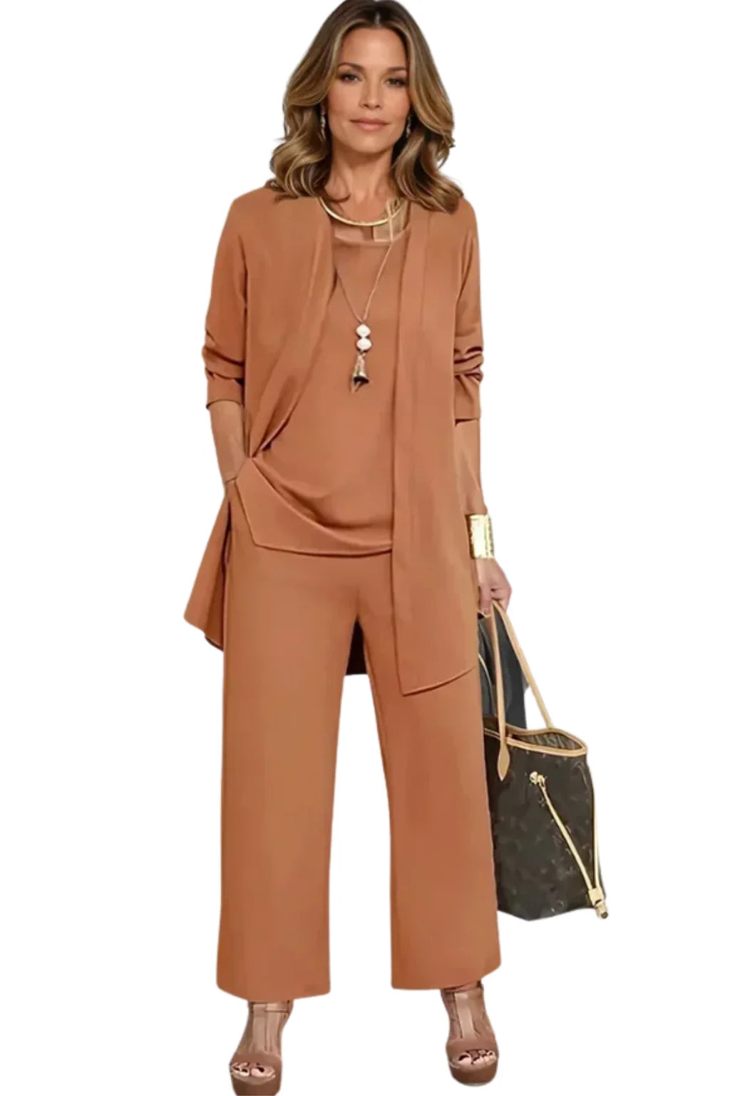 Dressy Three Piece Pant Suit Set