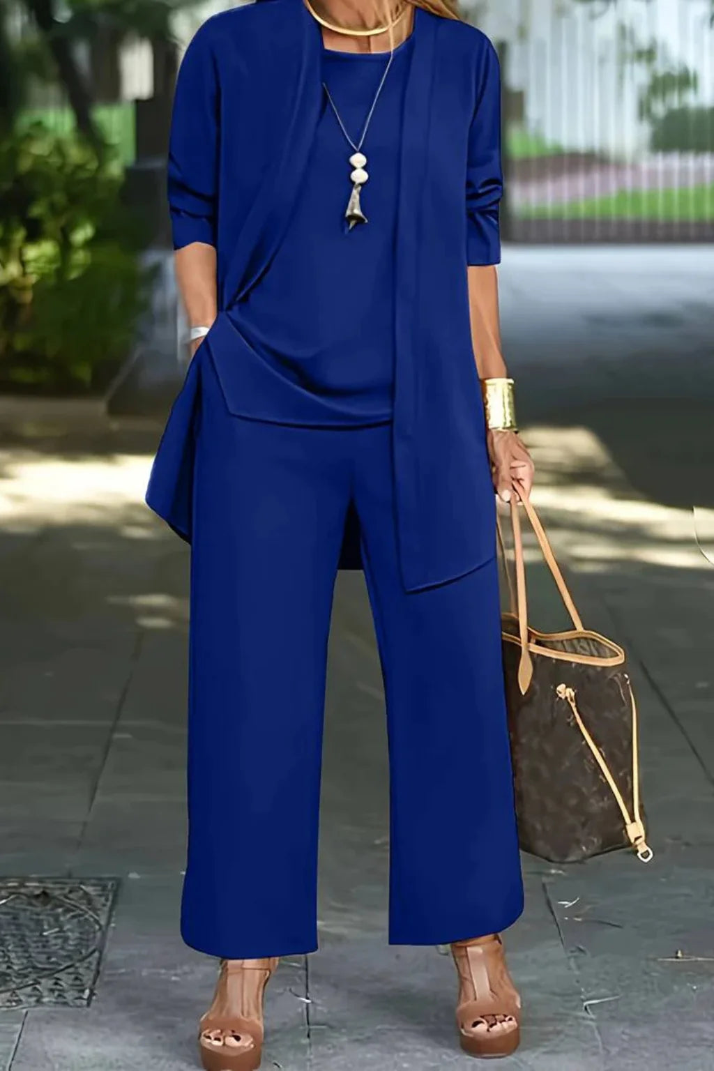 Dressy Three Piece Pant Suit Set