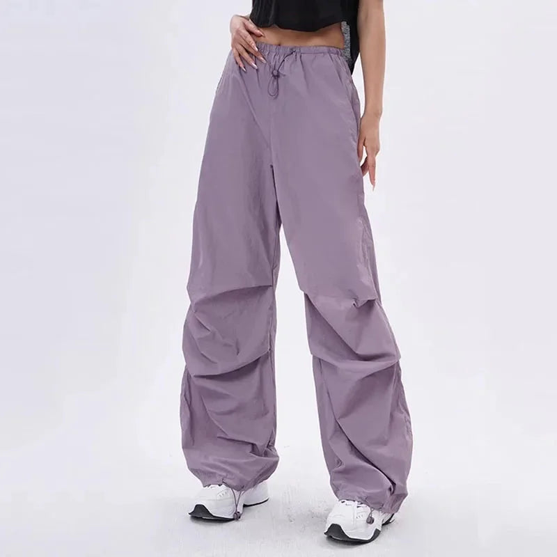 cargo pants women – Black