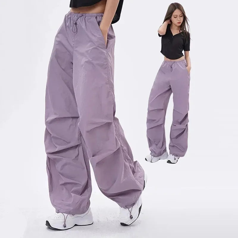 cargo pants women – Black