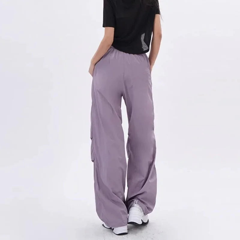 cargo pants women – Black