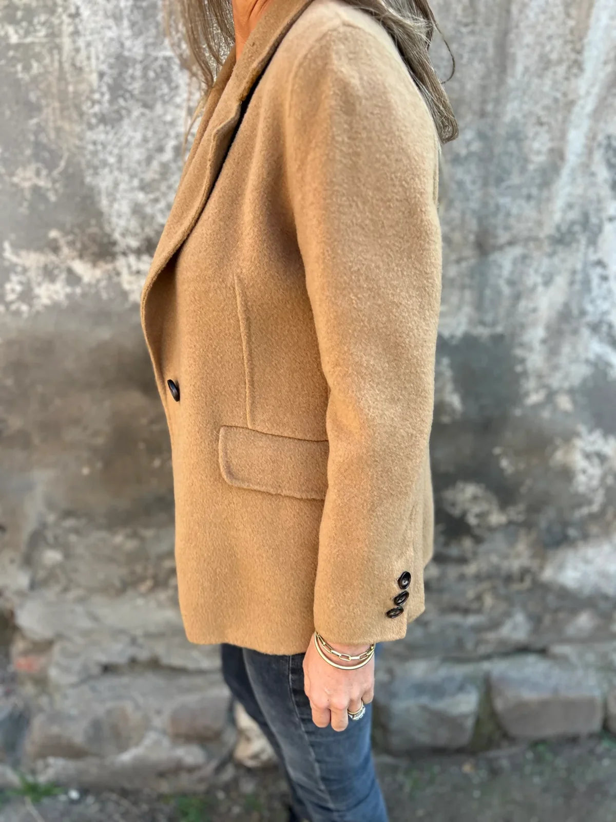 Statement Blazer – Yellow Tailored Single-Button