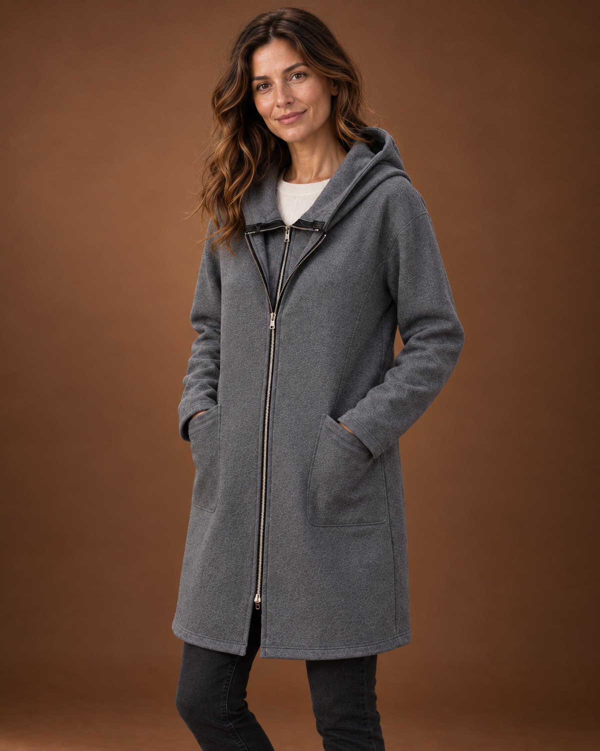 Cosima Packable Hooded Travel Jacket for Women - Lightweight Zip-Up additional view
